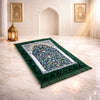 Rehmat Quilted Prayer Mat -  Dark Green Colour