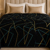 Solthera Cool Fluff Fleece King Size Blanket 1 Ply Box - Black Colour