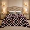 Solthera Cool Fluff Fleece King Size Blanket 1 Ply Box - Maroon Colour