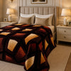 Solthera Cool Fluff Fleece King Size Blanket 1 Ply Box - Brown Colour