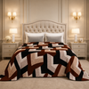 Solthera Cool Fluff Fleece King Size Blanket 1 Ply Box - Dark Brown Colour