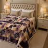 Solthera Cool Fluff Fleece King Size Blanket 1 Ply Box - Brown Colour