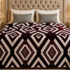Solthera Cool Fluff Fleece King Size Blanket 1 Ply Box - Maroon Colour