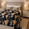 Solthera Cool Fluff Fleece King Size Blanket 1 Ply Box - Black Colour