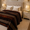 Solthera Cool Fluff Fleece King Size Blanket 1 Ply Box - Orange Colour