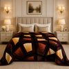 Solthera Cool Fluff Fleece King Size Blanket 1 Ply Box - Brown Colour