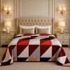 Solthera Cool Fluff Fleece King Size Blanket 1 Ply Box - Red Colour
