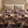 Solthera Cool Fluff Fleece King Size Blanket 1 Ply Box - Brown Colour