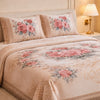 Sona Heritage 4 PCS Bed Spread Set  Box - Fawn Colour