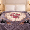 Sona Heritage Double Bed Cloudy Blanket 2 Ply  - Muted Mulberry Colour