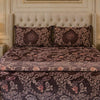 SonataCloud 4 Pcs Fleece Bed Spread Set - Rich Plum Colour