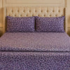 SonataCloud 4 Pcs Fleece Bed Spread Set - Old Lavender Colour