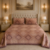 SonataCloud 4 Pcs Fleece Bed Spread Set - Sandy Beige Colour