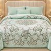 Sonata Cloud Double Bed Cloudy Blanket 2 Ply in Poly Bag - Light Green Colour