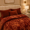 Sonata Cloud Double Bed Cloudy Blanket 2 Ply in Poly Bag - Brown Colour
