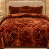 Sonata Cloud Double Bed Cloudy Blanket 2 Ply in Poly Bag - Brown Colour