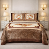 Verona Living 4 Pcs Bed Spread Set Box - Brown Colour
