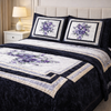 Verona Living 4 Pcs Bed Spread Set Box - Black&White Colour