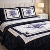 Verona Living 4 Pcs Bed Spread Set Box - Black&White Colour